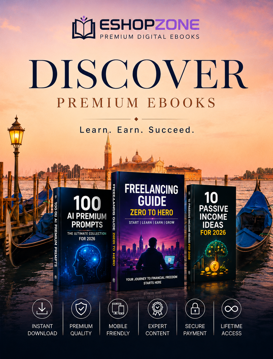 Buy digital eBooks online with instant download